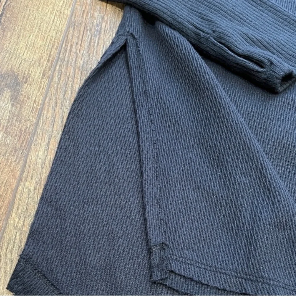 Free People Snowy Thermal in Black Size Large - Picture 8 of 9